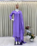 Chinon Embroidered Palazzo Set