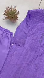 Chinon Embroidered Palazzo Set